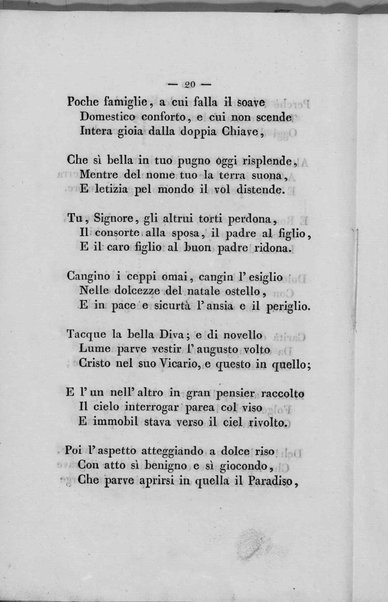 Il perdono. Feste del popolo romano